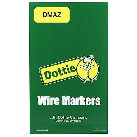 Dottie L.H. Dottie Vinyl Cloth Wire Marker Book (A-Z) DMAZ